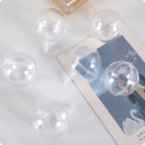 Transparent Chocolate Holder Ball Shaped Fixative for DIY Flower Bouquet Art Packaging Material Similar to Ferrero Shell