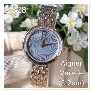 [Promo] Jam Tangan Wanita Aigner A158202 GORIZIA Gold - White Metal Bracelet Strap Original Garansi 2 Tahun [✔COD][100% Authentic]
