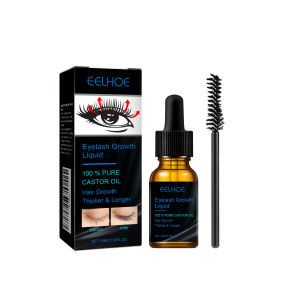 EELHOE Castor Oil Eyelashe Essence Daily natural eyelash curling beautiful long-lasting gentle and moisturizing care solution