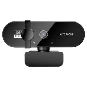 W66 USB Webcam Auto Focused for Laptops Featuring 1080P/2K/4K Optional Resolution Integrated Digital Microphone