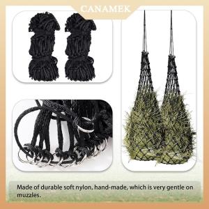 [CANAMEK] Haylage Net Durable Horse Care Products Small Holed Hay Net Haynet Equipment