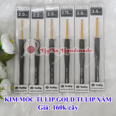 Kim móc tulip Gold lẻ size / Tulip xám