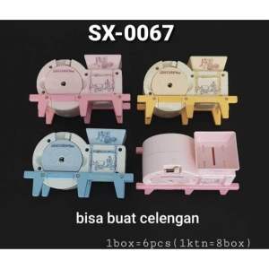 Rautan Pensil Putar Plus Celengan Tangki SX-0067