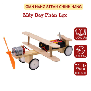 Đồ Chơi Sáng Tạo Stem Tự Làm Mô Hình Máy Bay Động Cơ Mô Tơ Phản Lực Đồ Chơi Tự Làm DIY