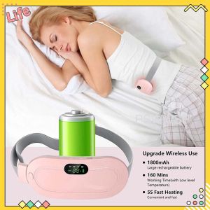Smart Menstrual Heating Pad Belt For Waist Pain Relief Cramps Vibrating Abdominal Massage