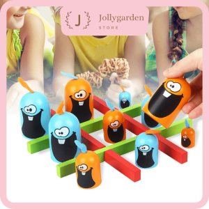 Tic Tac Toe Big Eat Small Gobblet Gobblers board Game Cartoon Thinking Training Strategy Game Educational Toy for Kids