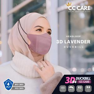 CC CARE Headloop Premium Duckbill Face Mask Hijab Mask