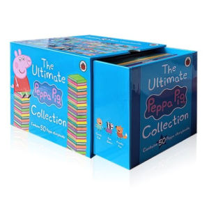 (50 books) Red Box The Amazing Peppa Pig Collection Story Book Peggy 全套50册 红盒小猪佩奇英文原版绘本礼盒装 24page book Bedtime Reading