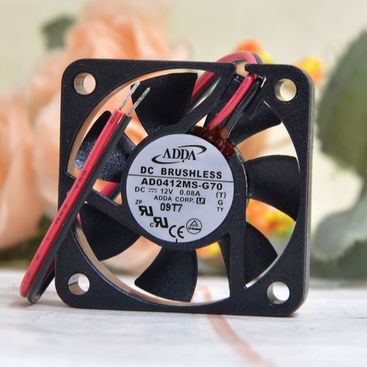 Ventola Di Raffreddamento ADDA AD0412MX-G70 &ndash; 40mm, 12V, 0.08A, 2 Pin &ndash; Silenziosa