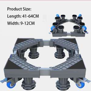 Mobile Universal Wheel Fixed Shockproof Rack Suitable for Washing Machines Refrigerators Dishwashers and Other Appliances