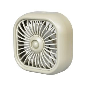 Car Mini Fan USB Charging Air Outlet Electric Fan LED Light Seven-blade Turbo Fan Car Electrical Appliances Supplies