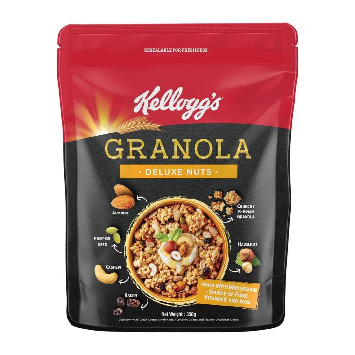 Kellogg's Deluxe Nuts Granola Cereal 350g Lazada Singapore