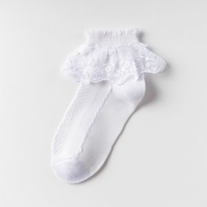 White Socks For Baby Girl Socks Kids Lace Dance Socks For Girls 1-11years Old School Socks