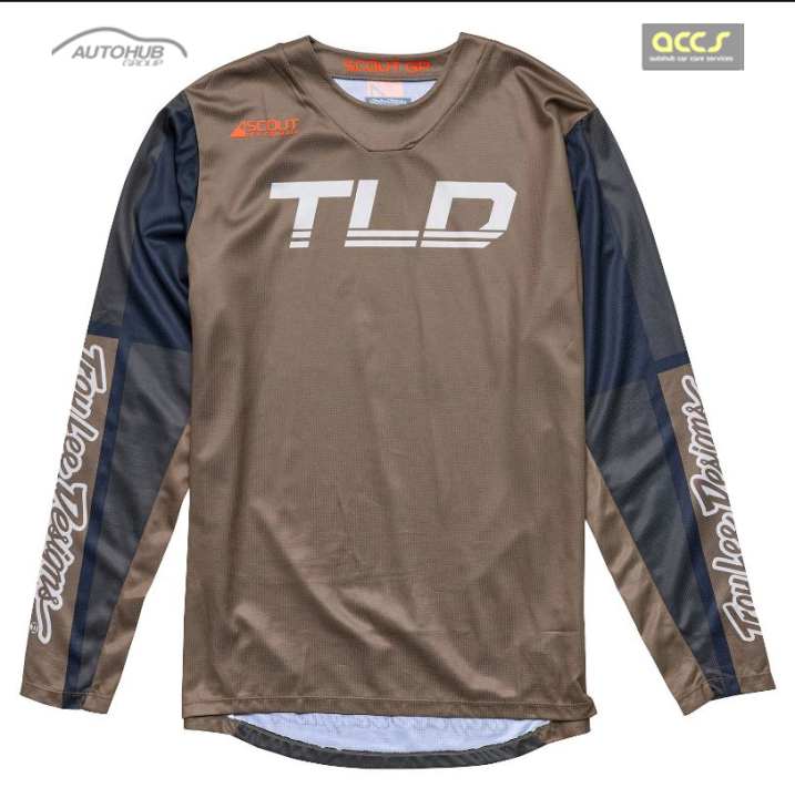 troy lee designs Maglia Motocross Scout GP Ride ON a Manica Lunga con vestibilità Confortevole