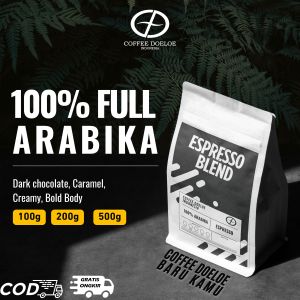 ESPRESSO BLEND 100% ARABIKA ES KOPI SUSU ( BIJI KOPI / KOPI BUBUK )