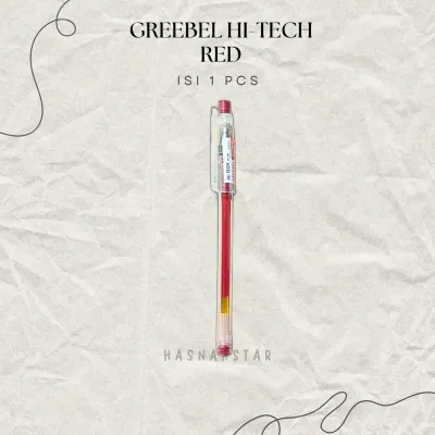 Greebel Pulpen Gel Hi-Tech GP-506 0.3 mm /Gel Pen Black Blue Red untuk anak-anak dan dewasa Menulis dengan Presisi Tinggi