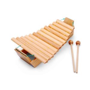 Đồ chơi đàn tơ rưng gỗ đồ chơi đàn gõ gỗ nhạc cụ rèn thể chất kĩ năng cho b