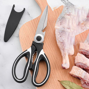 Gunting Sayur Multifungsi Stainless Steel Anti Karat Warna Hitam