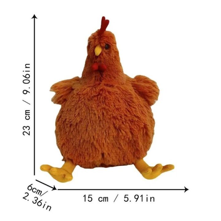 23CM%20Kawaii%20Chicken%20Stuffed%20Plush%20Toy%20Cute%20Animal%20Pillow%20Soft%20Simulation%20Kids%20Christmas%20Gift%20-%20Image%209