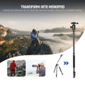 NEEWER 77 Inch/197cm Camera Tripod Chân máy ảnh Monopod cho DSLR, có đầu bi toàn cảnh 360°, cột trung tâm 2 trục, chân máy du lịch nhẹ bằng nhôm, tải trọng tối đa 34lb, TP77. 