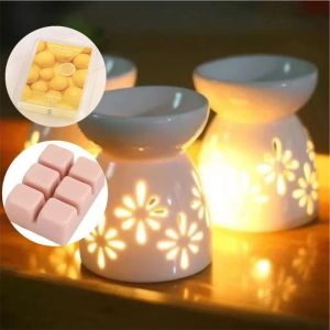 Tealight Candle Holder Essential Oil Burner Diffuser Incense Oil Burner Fragrance Night Lamp Ceramic