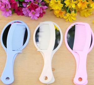 Kaca Sisir Gagang 1 Set Perlengkapan Wanita Murah Lucu & Unik - Vegasus Store (COD)