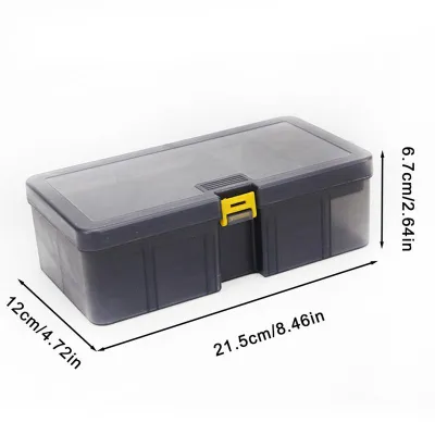 Double-Layer Lure Box Upper And Lower Double-Layer Pp Material Fishing Accessories Bait Storage Plastic Box Cross-Border Fishing Gear Box