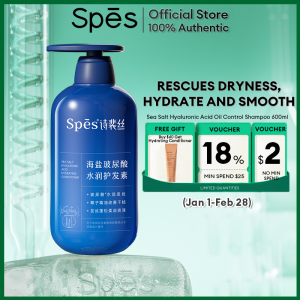 Spes Sea Salt Hyaluronic Acid Oil Control Hydrating Conditioner for Hair 72h Oil Control / Fluffing / Anti-dandruff / Hydrating 600ml 控油蓬松 去屑止痒 水润不干涩护发素