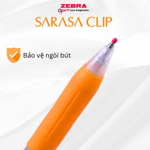 Bút Gel Sarasa Clip 0.5mm Zebra Pen - Mực Sắc Nét Chống Nước Chống Phai Thương hiệu Nhật [Chính Hãng]