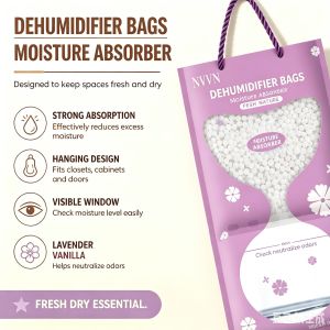 【BUY 5 TAKE 5】10Pcs Wardrobe Hanging Dehumidifier Bags Rain Drying Absorbent Bags for Daily Use