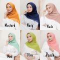 HIJAB Segi empat Bella Square "FULL 70  WARNA" - Kerudung Segiempat Termurah - BISA BAYAR DI TEMPAT [COD]. 