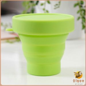 Digeo Portable Silicone Folding Cups Outdoor Collapsible Retractable Water Cup 300ml