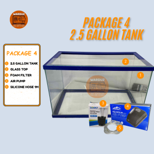Aquarium Package 2.5 Gallon