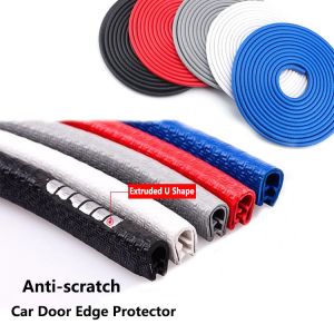 10Meters  High Quality Car U Shape Door Edge Bumper Strip Trim Anti Collision Strip Built