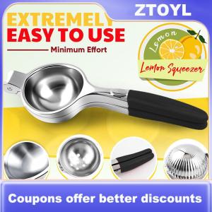 【ZTOYL】 Chanh ép Thêm lớn chanh ép Máy ép trái cây thép không gỉ Heavy Duty Manual citrus Máy ép trái cây tay Báo Chí