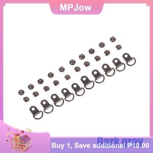 【MPJow】 10 Sets D Ring Buckle for Repair Bags Hiking Climbing Boots Practical Repair Buckles DIY Craft Bag Metal Decorative Accessories