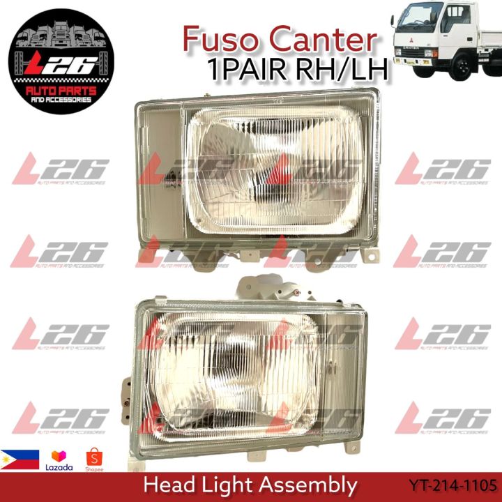 Mitsubishi Fuso Canter 1988 Headlamp Assemblies Headlight Assembly 214