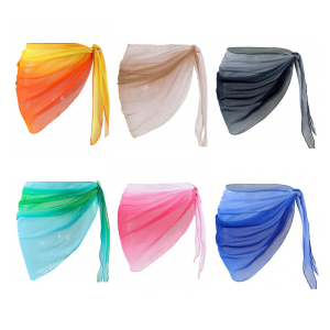 Elegant Swimsuit Coverup Wrap for Women Bathing Suit Coverup Ladies Beach Skirt Beach Wrap Light Weight Swimsuit Coverup