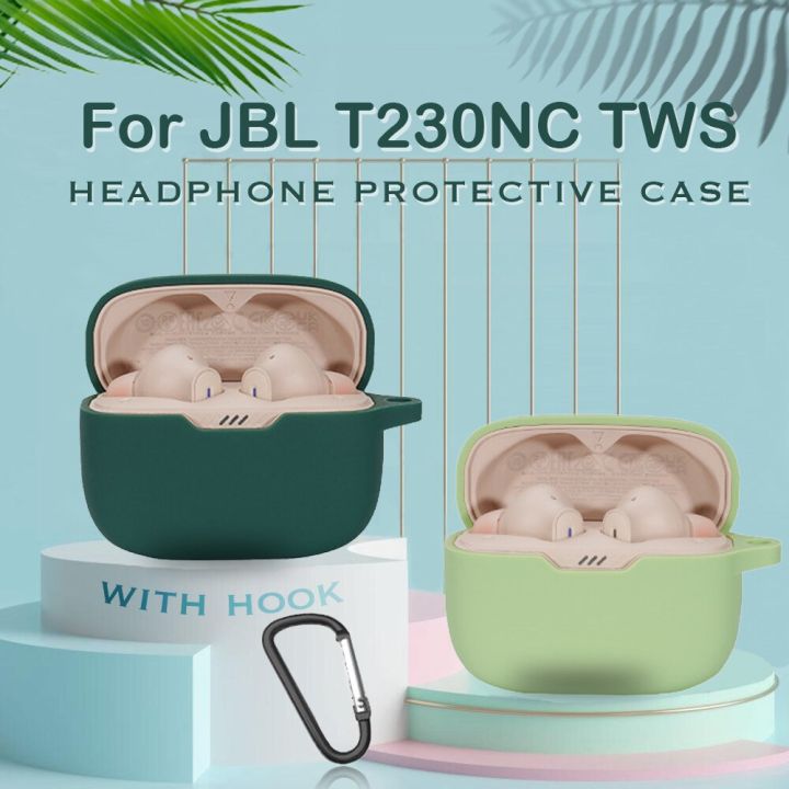 ป้องกันซิลิโคนฝาครอบกันตกสำหรับการปรับแต่ง JBL T230NC TWS หูฟังบลูทูธ ...