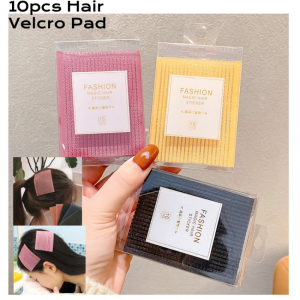 10pcs Bangs Magic Paste Posts Hair Sticker Clip Magic Velcro Puffy  Magic Tape Hai rWomen Girls Hair Styling Accessories
