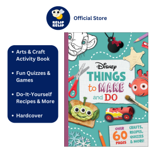 Disney Things to Make & Do Activity Guide with Crafts Recipes & Quizzes Hardcover Activity Book for Kids 64 Pages