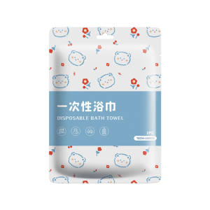 Disposable Large Bath Towel with Attractive Cartoon Print Design Offering Comfort and Convenience for Various Occasion