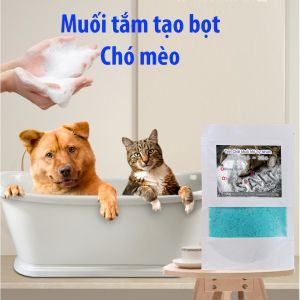 Muối tắm tạo bọt cho chó mèo 100gr