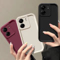 Màu trơn máy ảnh Bảo vệ Silicone vỏ điện thoại cho Redmi 13C 4G thời trang mới thiết kế mềm chống-mùa thu Ốp chống sốc Bìa TY01. 