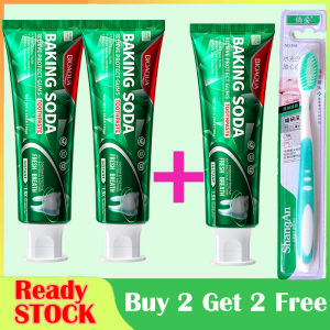 Baking Soda Toothpaste Pemutih Gigi pemutih gigi original Teeth Whitening toothpaste ubat gigi Remove tartar and yellow teeth baking soda toothpaste 美白牙膏
