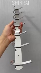 ( Dán Tường - Khoan Tường ) Móc Treo Quần Áo Trên Dưới Móc Treo Đồ Đa Năng Nhà Tắm INOX SUS304 Siêu Dày SHINRAI