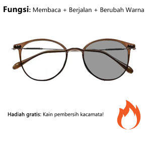 [100% asli]Kacamata baca progresif kacamata baca berjalan kacamata baca photochromic kacamata baca multifungsi kacamata baca ultra ringan kacamata baca mode