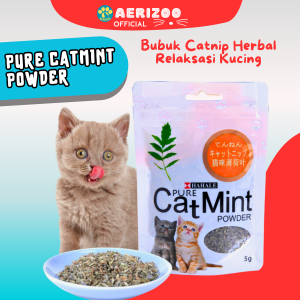 Catnip Camilan Kucing Catmint Menthol Snack Makanan Cat Kitten Aerizoo
