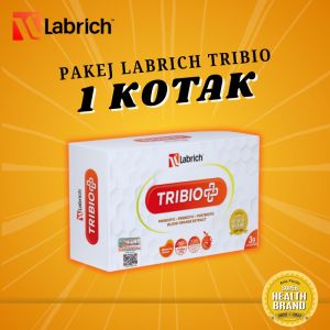 Ready Stock【Halal】Labrich Tribio Probiotic Sachets 30pcs Blood Orange with 15X Vitamin C Nutritional Supplement