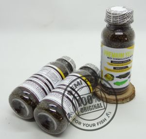 Pelet PREMIUM YELLOW kemasan botol isi 60 Gram